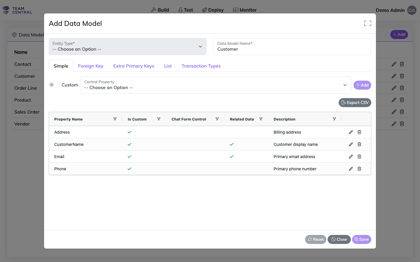 Data Model with Related Data flags