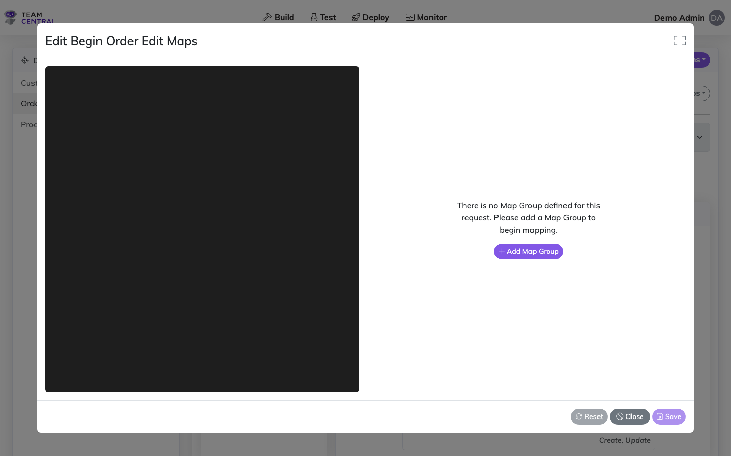 Edit Endpoint Action Maps