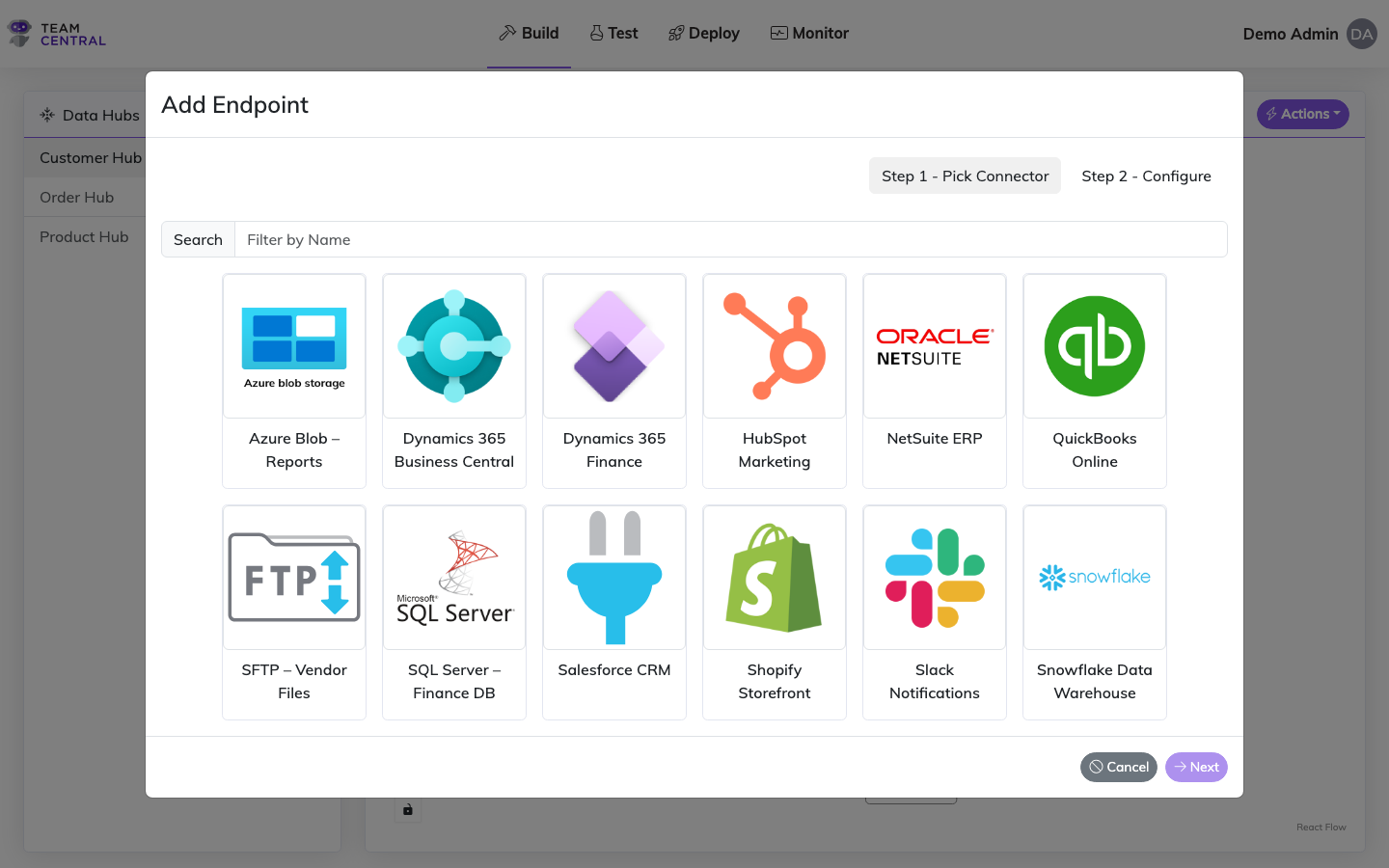 Add Endpoint to Data Hub
