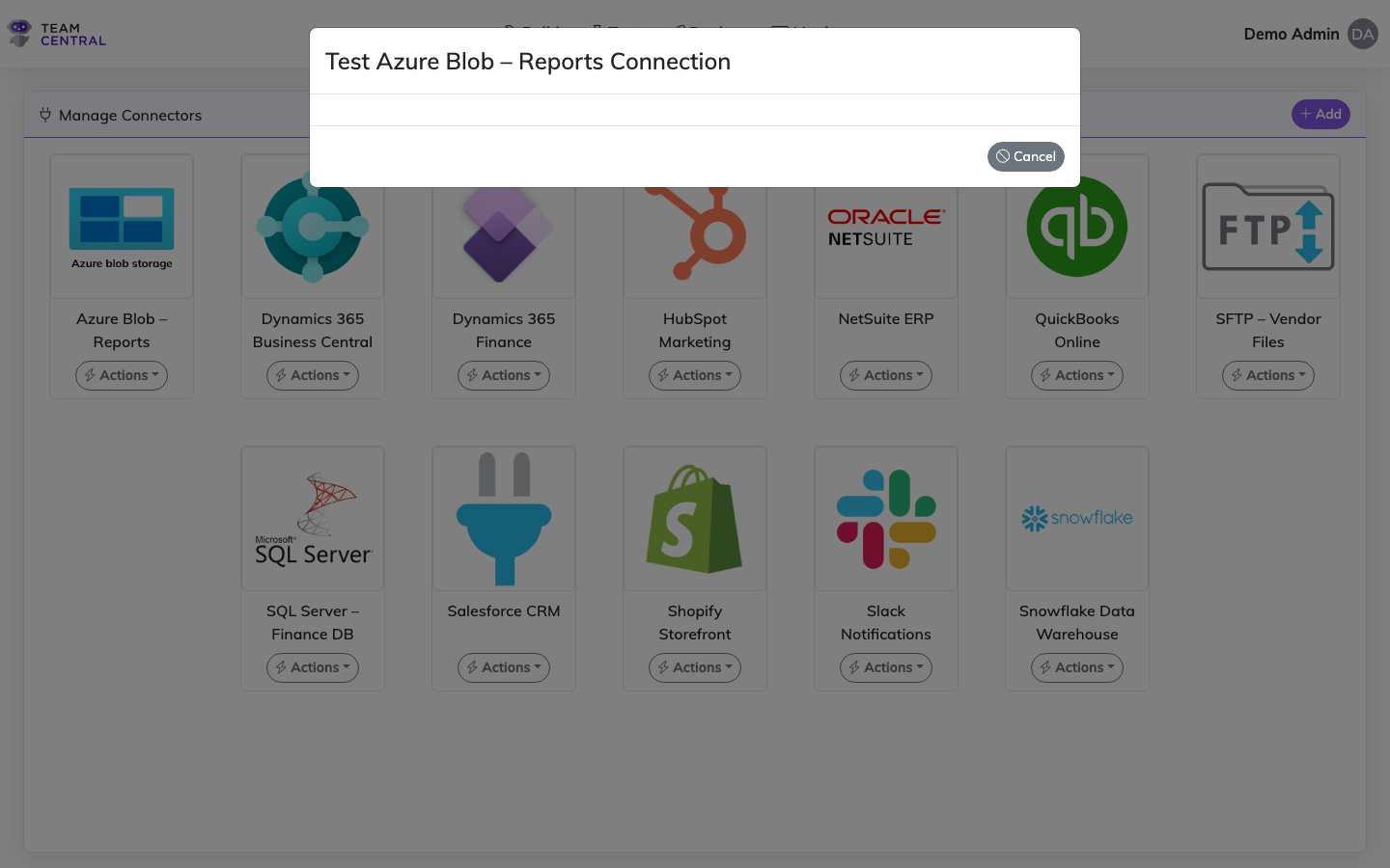 Connect Connector Dialog