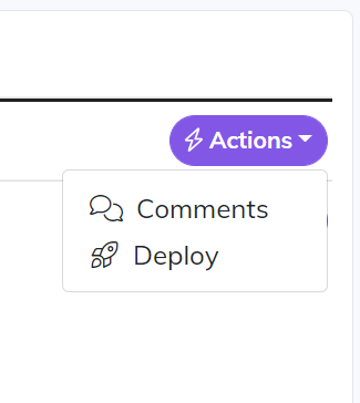 Deploy Actions